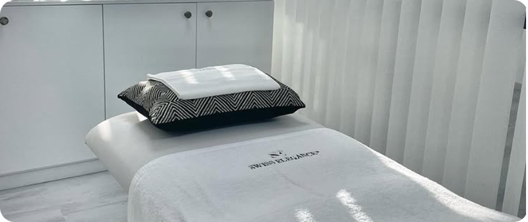 Salle de soin et table de massage